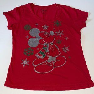 girls disney mickey xmas shirt